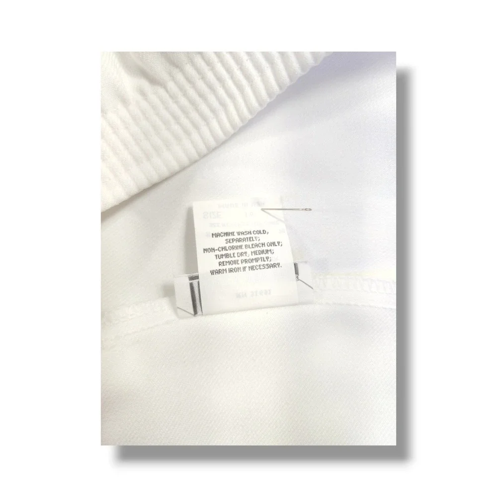 Vintage Donnkenny Pull On‎ Midi Straight Skirt White Women's Size 16